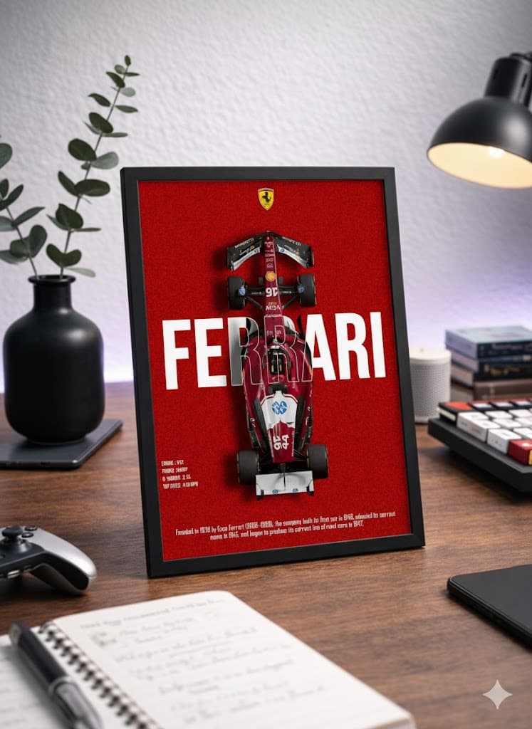 F1 poster frame 6x8